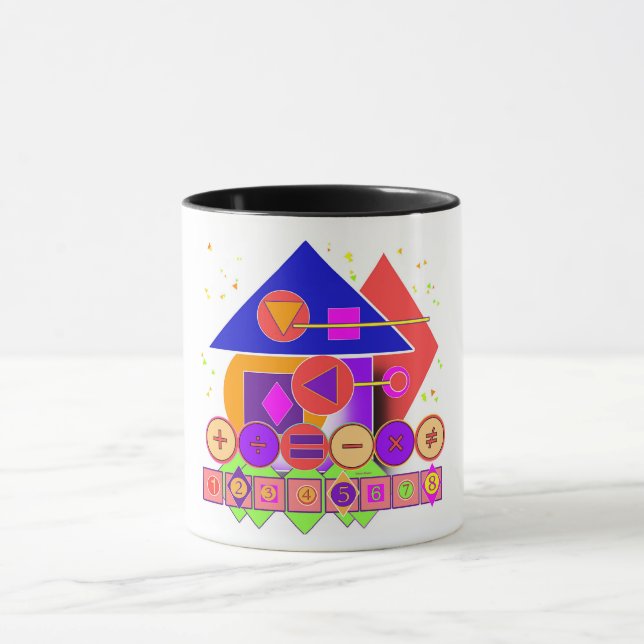 GEO NUMBERS SYMBOLS FORMULIERUNG TASSE (Zentrum)