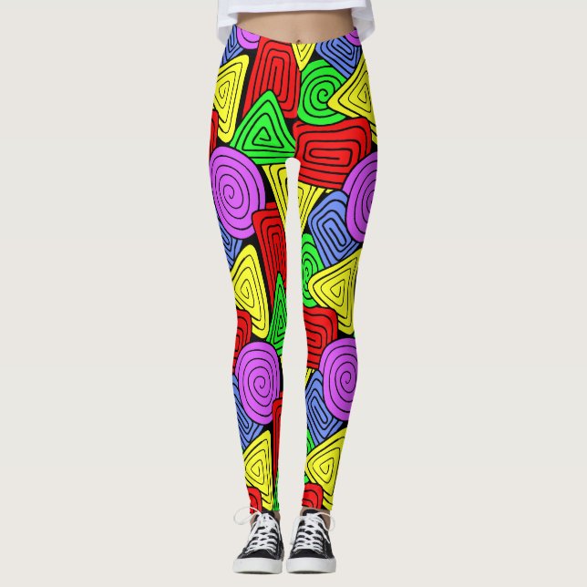 Geo Pattern Leggings (Vorderseite)