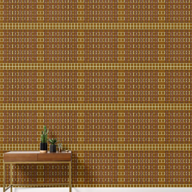 Geo Repeat Brown Tapete (Korridor)