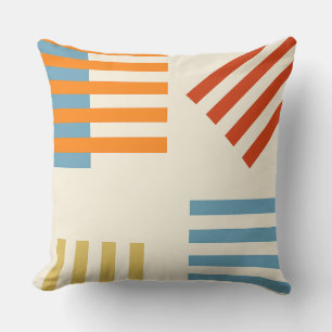 Geo Stripe Schubkissen Kissen