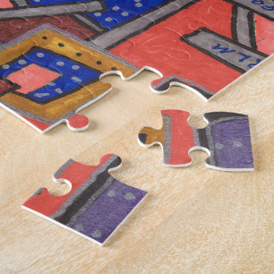 "Geo-Tech" Abstrakte Kunst Puzzle