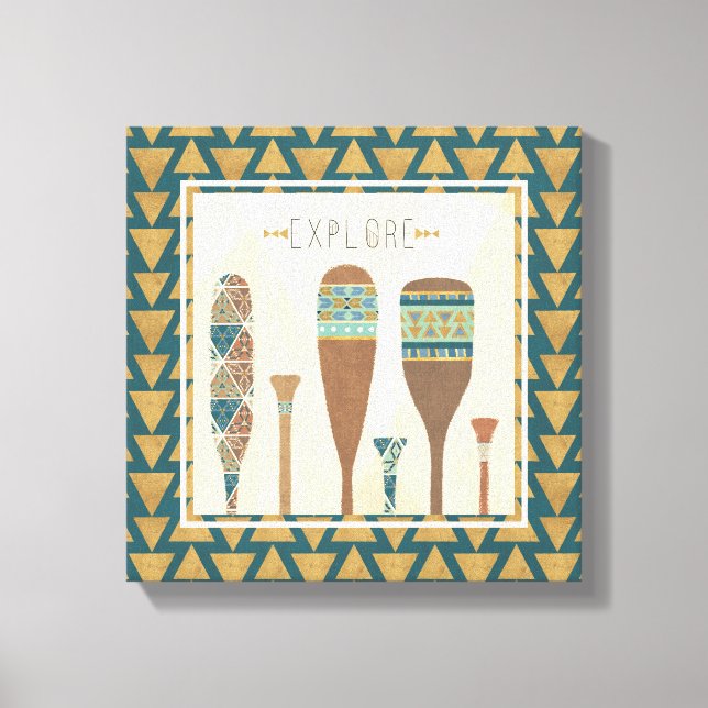 Geo VII | Entdecken Leinwanddruck (Vorderseite)