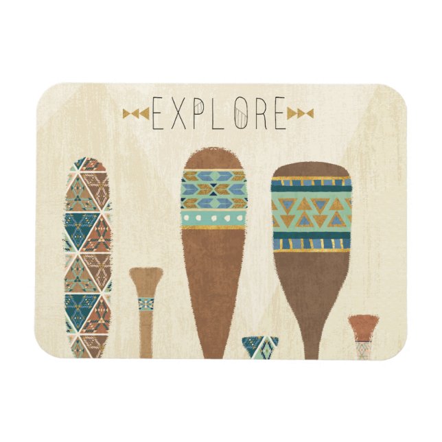 Geo VII | Entdecken Magnet (Horizontal)