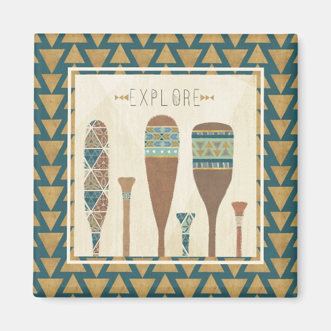 Geo VII | Entdecken Magnet (Vorne)