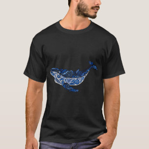 Geo-Wal Blau T-Shirt