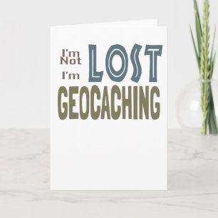 Geocache bin ich nicht verloren ich bin Geocaching Karte
