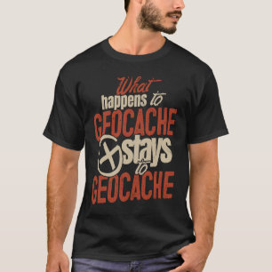 Geocache Boys Männer Cache Caching und Frauen Geoc T-Shirt