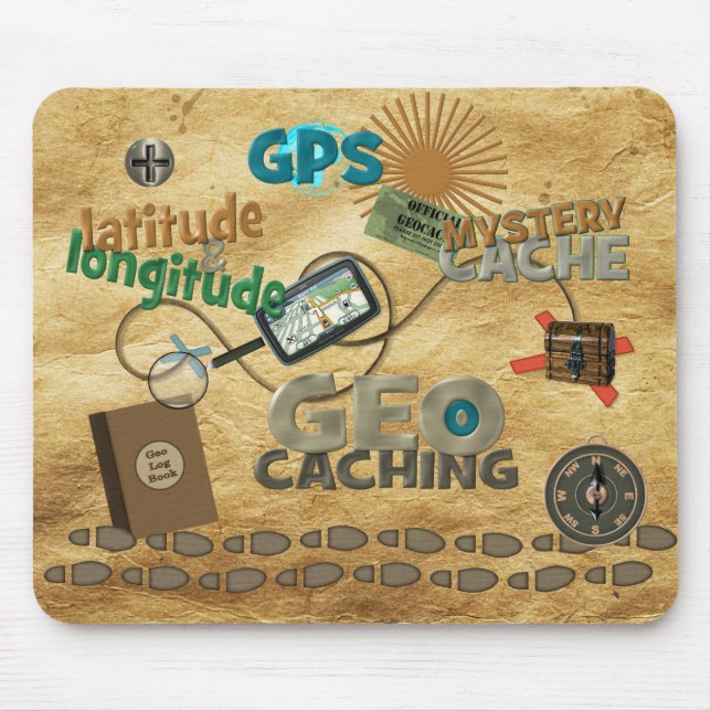 Geocache Fieber Mousepad (Vorne)
