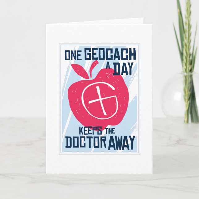 Geocache Karte (Vorderseite)