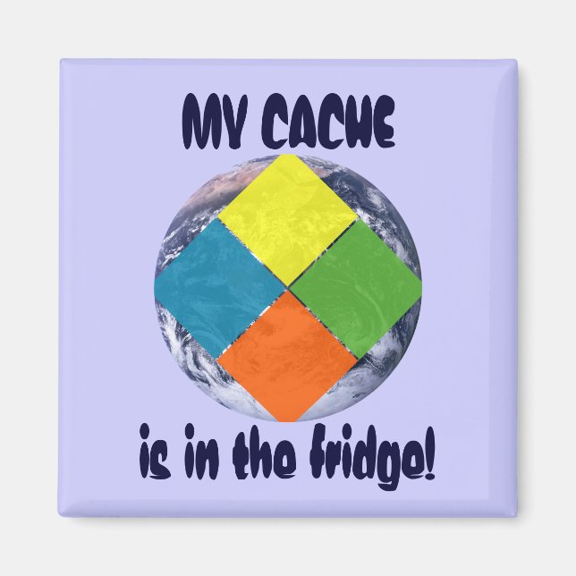 GeoCache-Welt Magnet (Vorne)