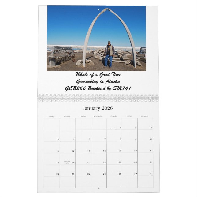 GeocacheAlaska 2012 Monatskalender Kalender (Jan 2026)