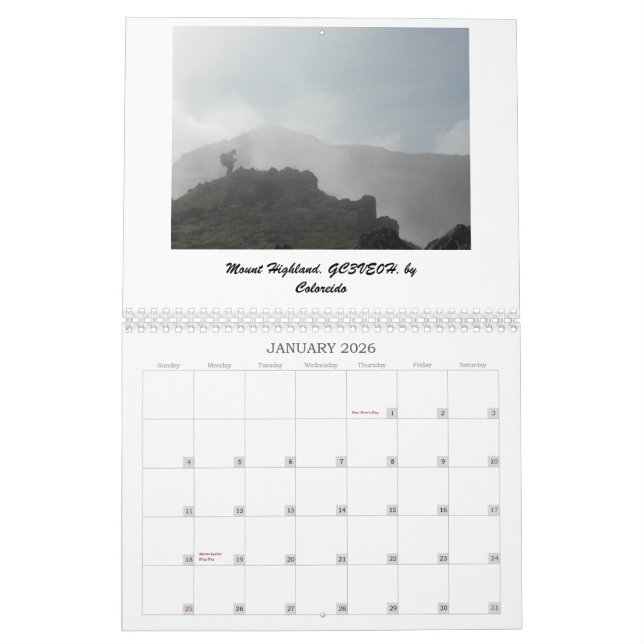 GeocacheAlaska 2013 Monatskalender Kalender (Jan 2026)