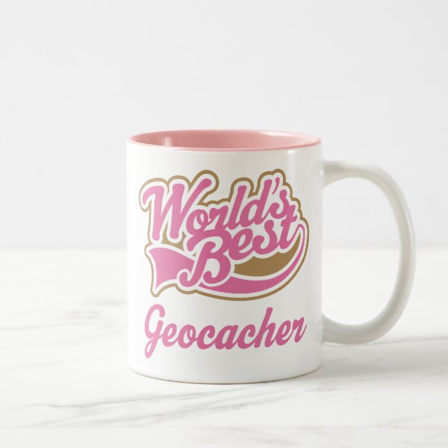 Geocacher Geschenk Zweifarbige Tasse (Rechts)