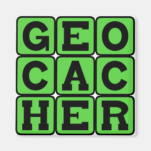 Geocacher, Navigationshobby Magnet