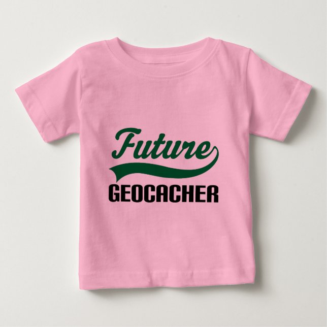 Geocacher (Zukunft) Baby T-shirt (Vorderseite)