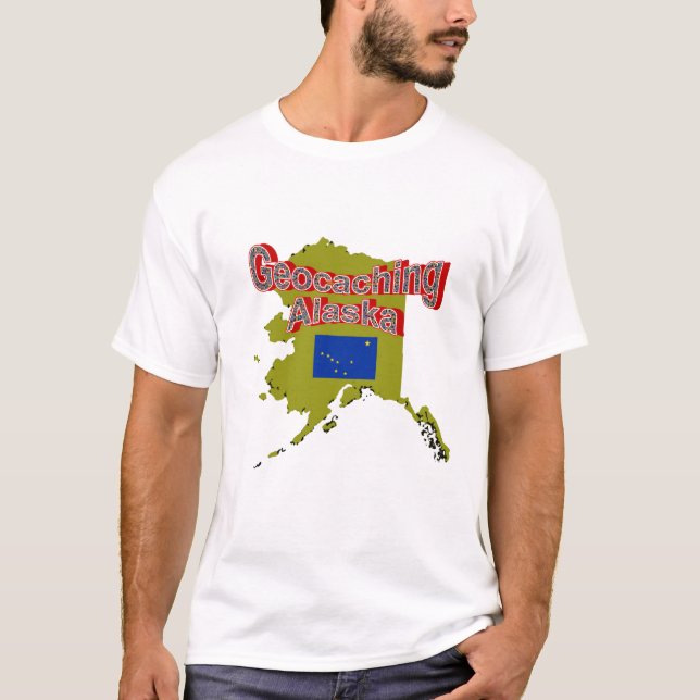 Geocaching Alaska T-Shirt (Vorderseite)