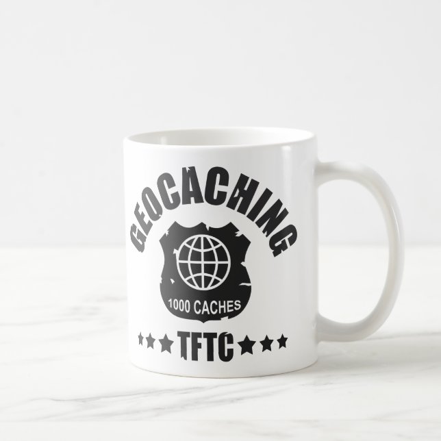 Geocaching Award 1000 Kaffeetasse (Rechts)