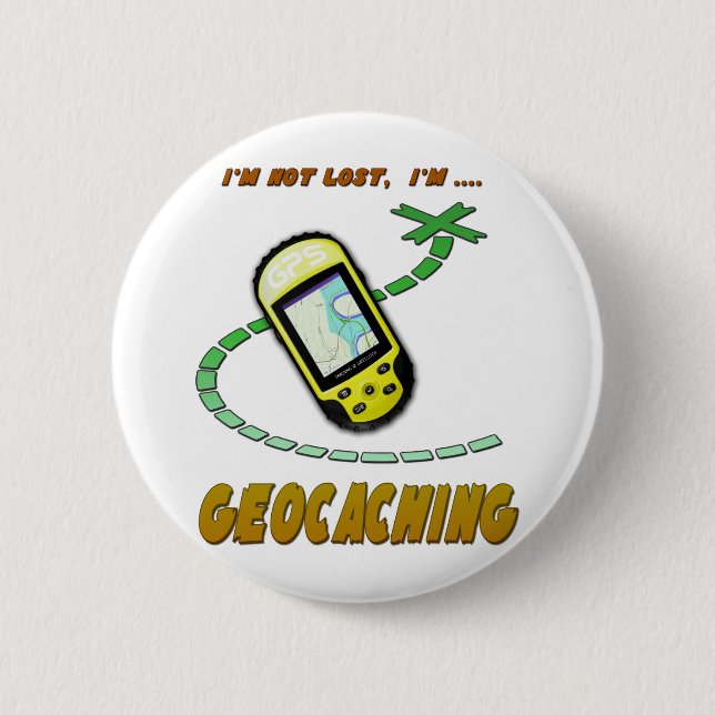 Geocaching Button (Vorderseite)