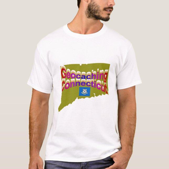 Geocaching Connecticut T-Shirt (Vorderseite)