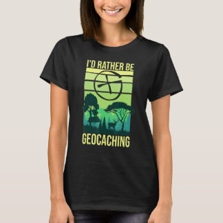 Geocaching Container Schatztruhe Brustkorb GPS Kar T-Shirt