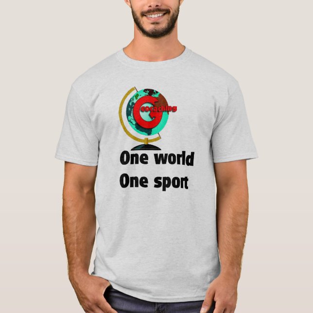 Geocaching ein Sport der Welt eine T-Shirt (Vorderseite)