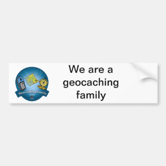Geocaching Familien-Autoaufkleber Autoaufkleber