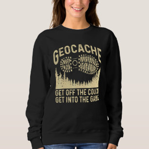 Geocaching für Männer Frauen Kinder Coole Geocache Sweatshirt