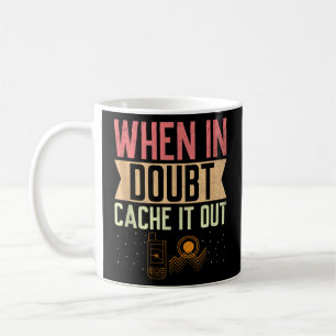 Geocaching Geocache Funny Geocacher Geocacher Sayi Kaffeetasse