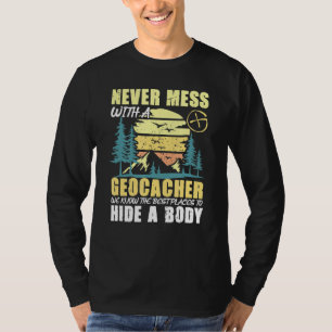 Geocaching Geocache nie mit einem Geo T-Shirt