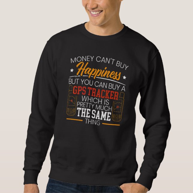 Geocaching Geocacher Cache Gps Tracking Treasure H Sweatshirt (Vorderseite)
