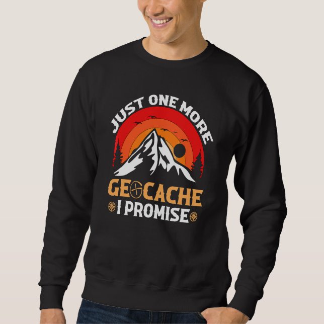Geocaching  Geocacher  Geocache Sweatshirt (Vorderseite)