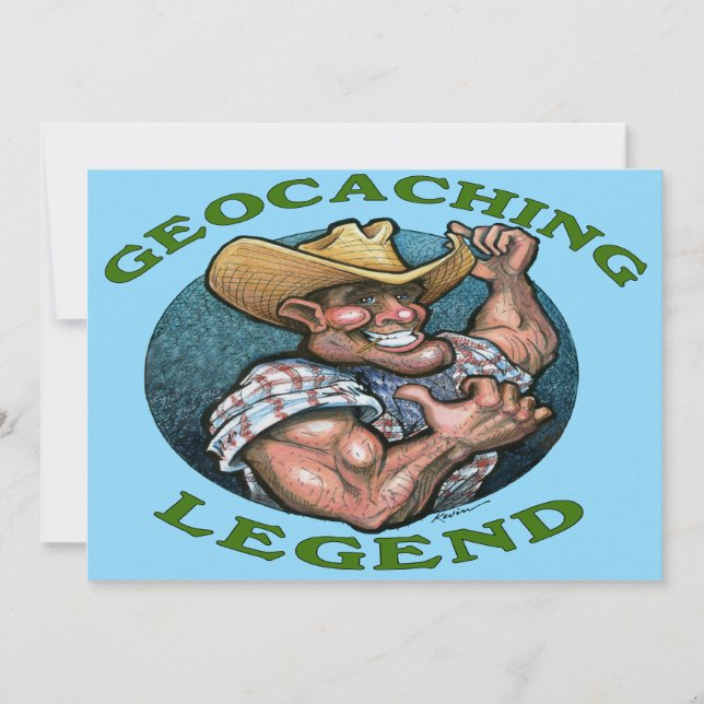 Geocaching-Karte (Vorderseite)