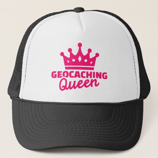 Geocaching-Königin Truckerkappe (Vorderseite)