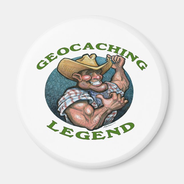 Geocaching Legend Magnet (Vorne)