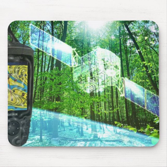 Geocaching Mausunterlage Mousepad (Vorne)