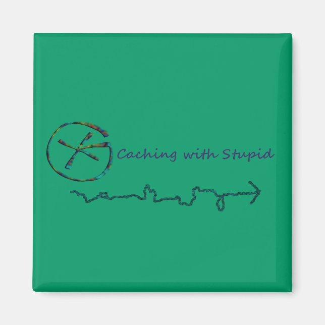 Geocaching mit Stupid Magnet (Vorne)