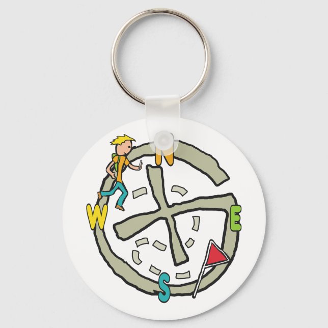 Geocaching Schlüsselanhänger (Vorderseite)