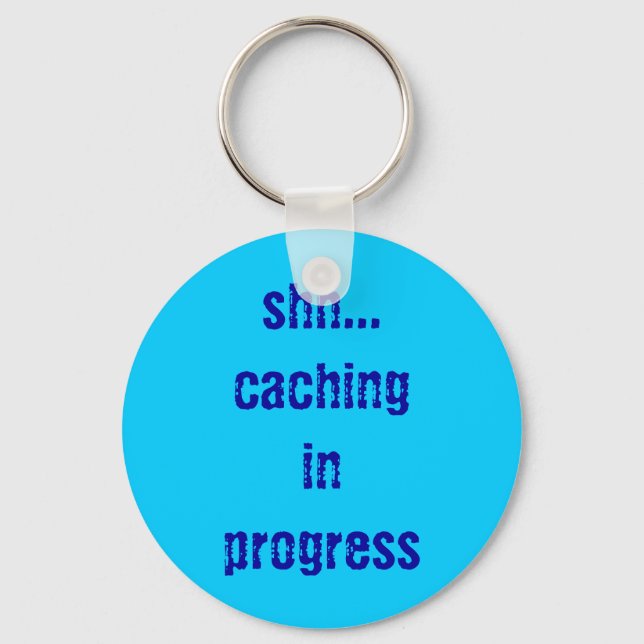 Geocaching-Schlüsselanhänger Schlüsselanhänger (Vorderseite)