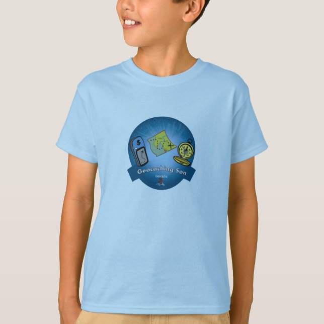Geocaching Sohn-T - Shirt (Vorderseite)