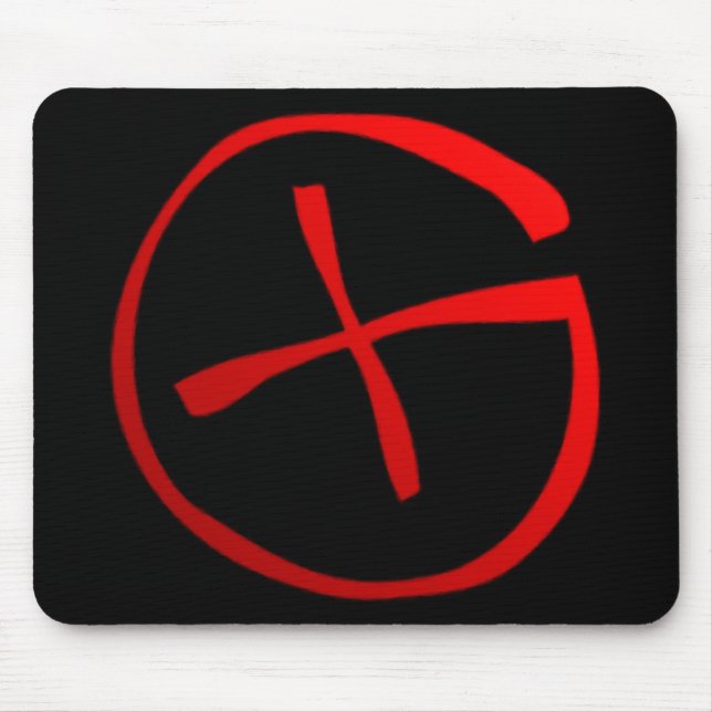Geocaching-Symbol Mousepad (Vorne)