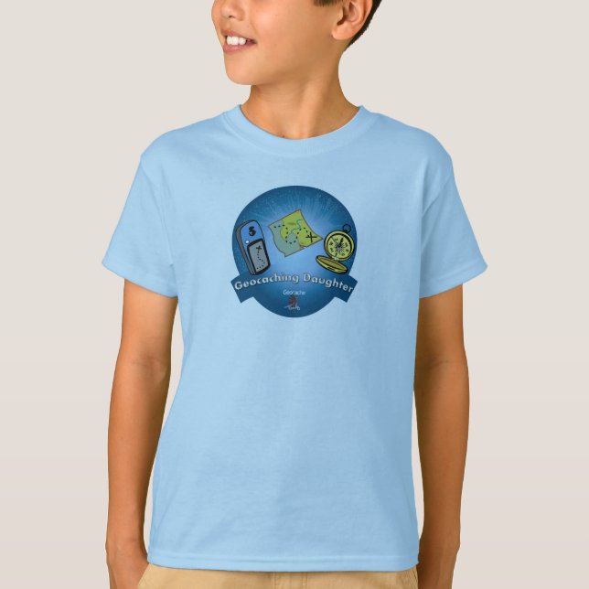 Geocaching Tochter-T - Shirt (Vorderseite)