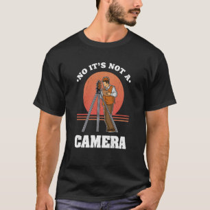 Geodäsie-Vermessungsingenieur Theodolite pro T-Shirt