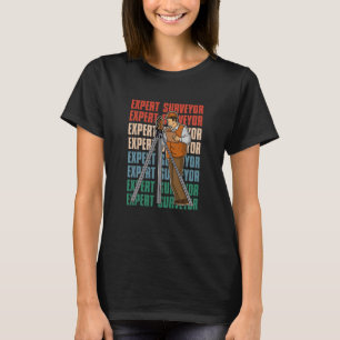 Geodäsie-Vermessungsingenieur Theodolite pro T-Shirt