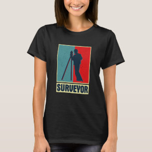Geodäsie-Vermessungsingenieur Theodolite pro T-Shirt