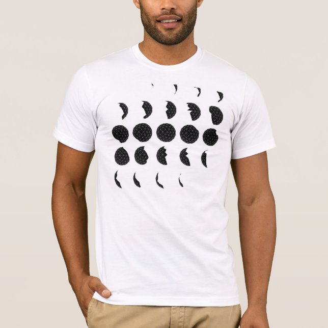 Geodäsiemond-Phasen T-Shirt (Vorderseite)