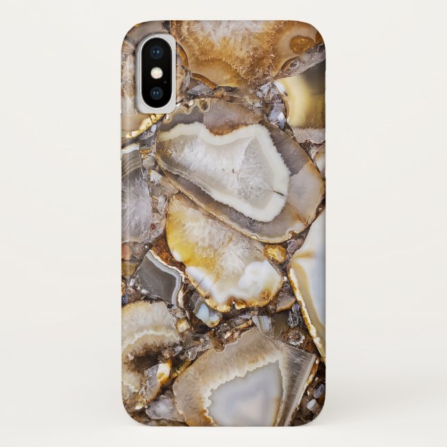 Geode Abstrakt Case-Mate iPhone Hülle (Rückseite)