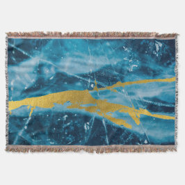 Geode Agate Gemstone Blue und Gold Decke