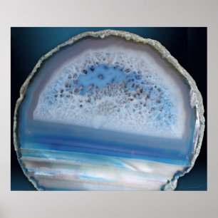 Geode Blue 2 Art Print -24x20 -andere Größen auch Poster