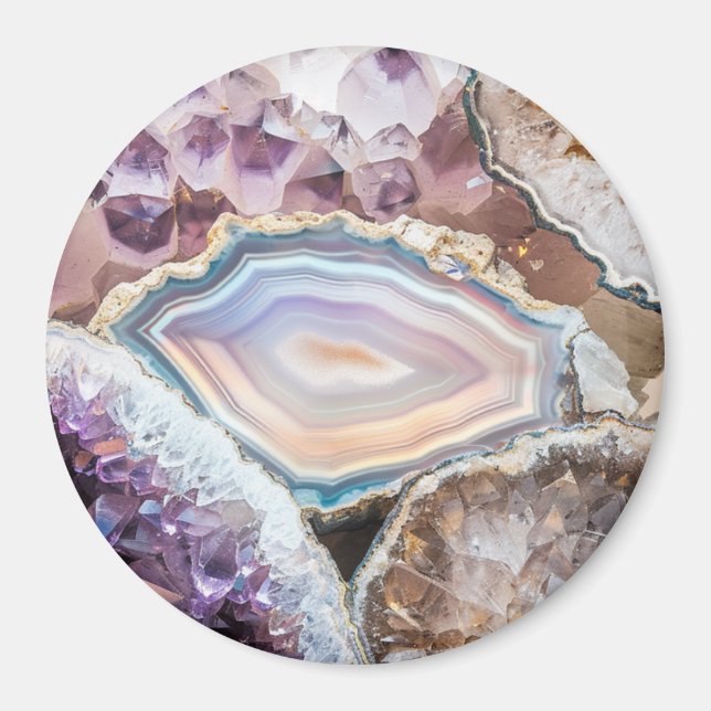 Geode Crystal | Crystal Photo Magnet (Vorne)