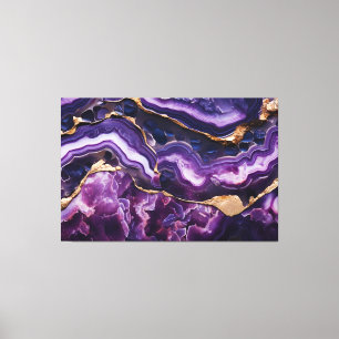 Geode Print in Amethyst Goede Wall Art Leinwanddruck